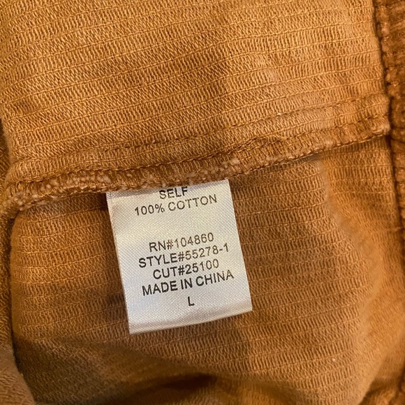 Chloe & Katie corduroy button up mini skirt size L - Picture 5 of 5